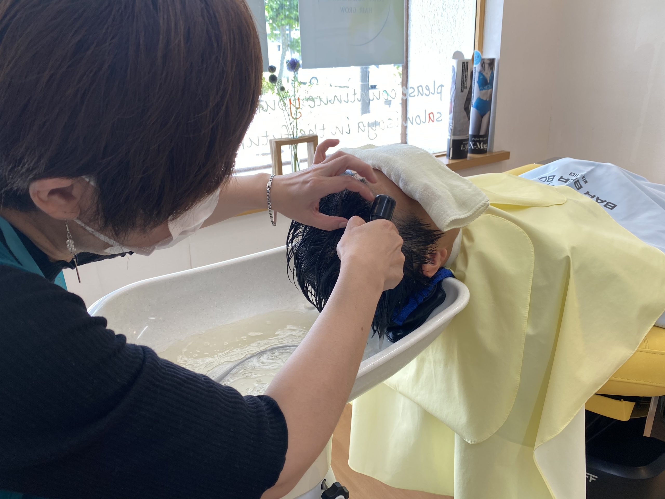頭皮洗浄によるスタイリングしやすく持ちの良い施術が提供できる